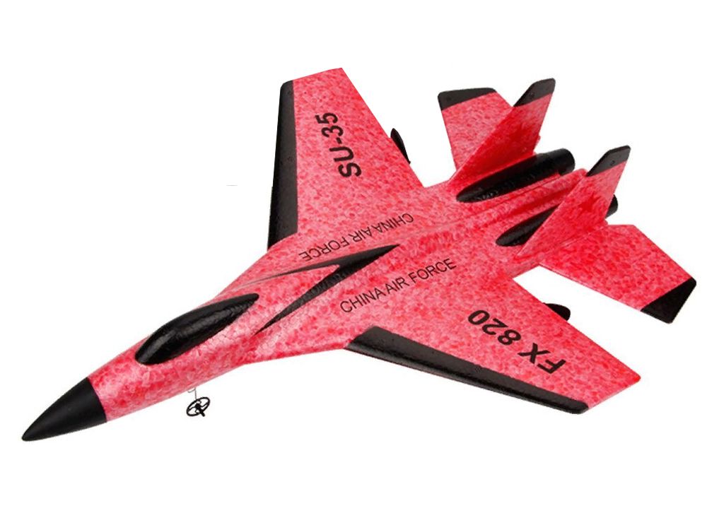 Радиоуправляемый самолет электро - FX820 SU35 Fighter Красный (EPP)